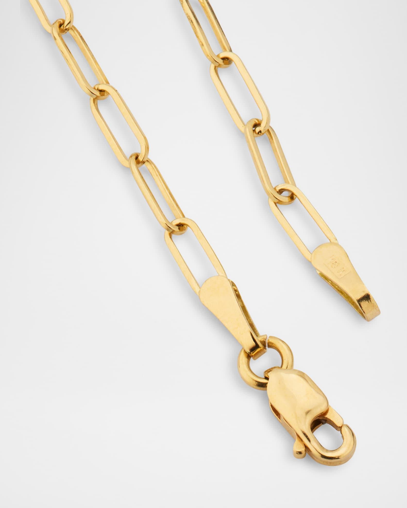 Manhattan 18K Yellow Gold Turquoise Pendant Necklace Product Image