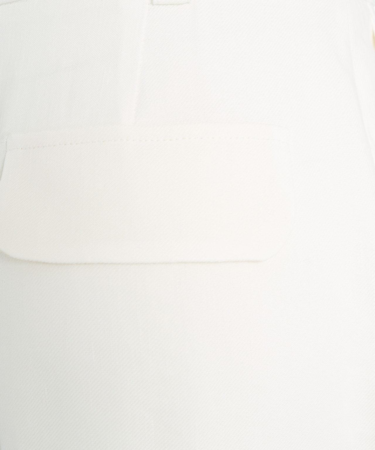 Linen blend pleated pants Product Image