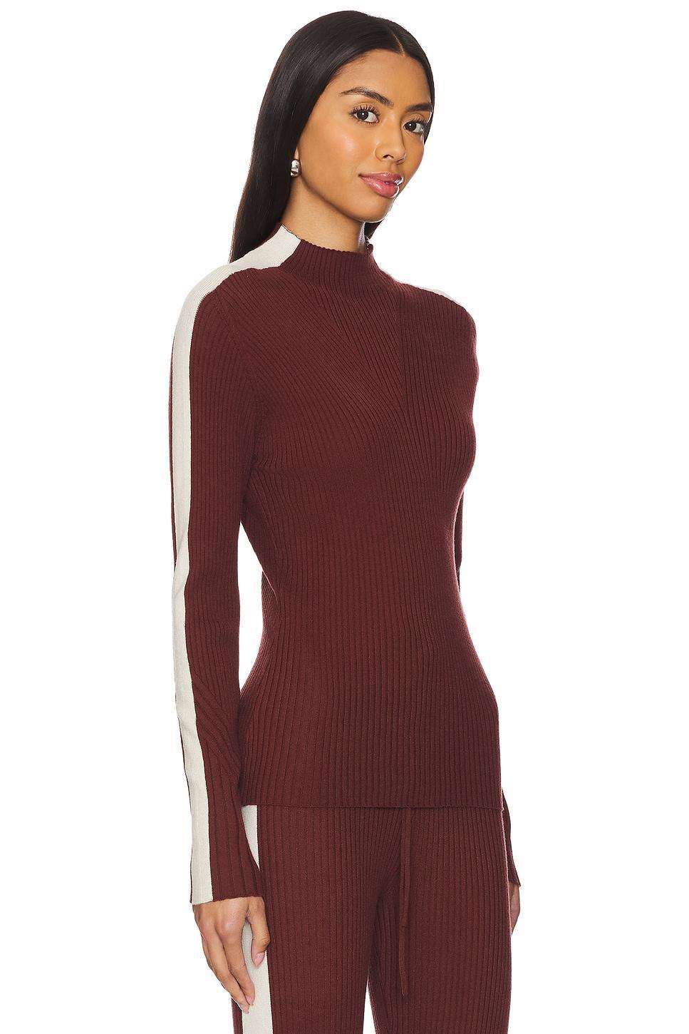 Wilshire Mock Neck Knit Top Varley Product Image