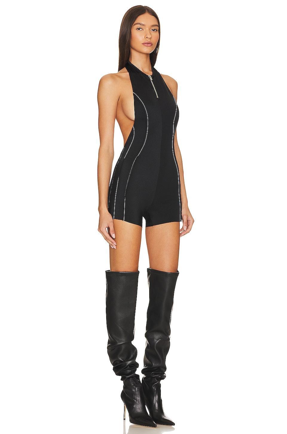 Open Seam Low Back Romper Product Image