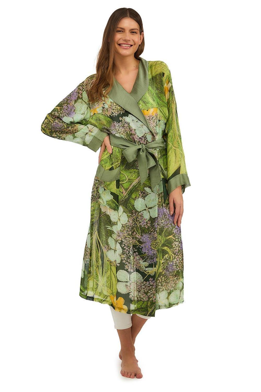 Printed Robe Gown Product Image