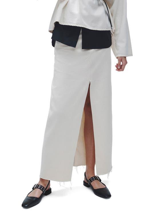 Womens Avery Denim Maxi Skirt Product Image