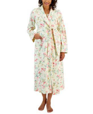 Charter Club Womens Cotton Floral Belted Robe, Created for Macys Product Image