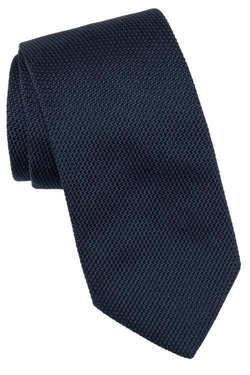 Elizabetta Foresta - Silk Grenadine Tie for Men in Forest Green at Nordstrom Product Image