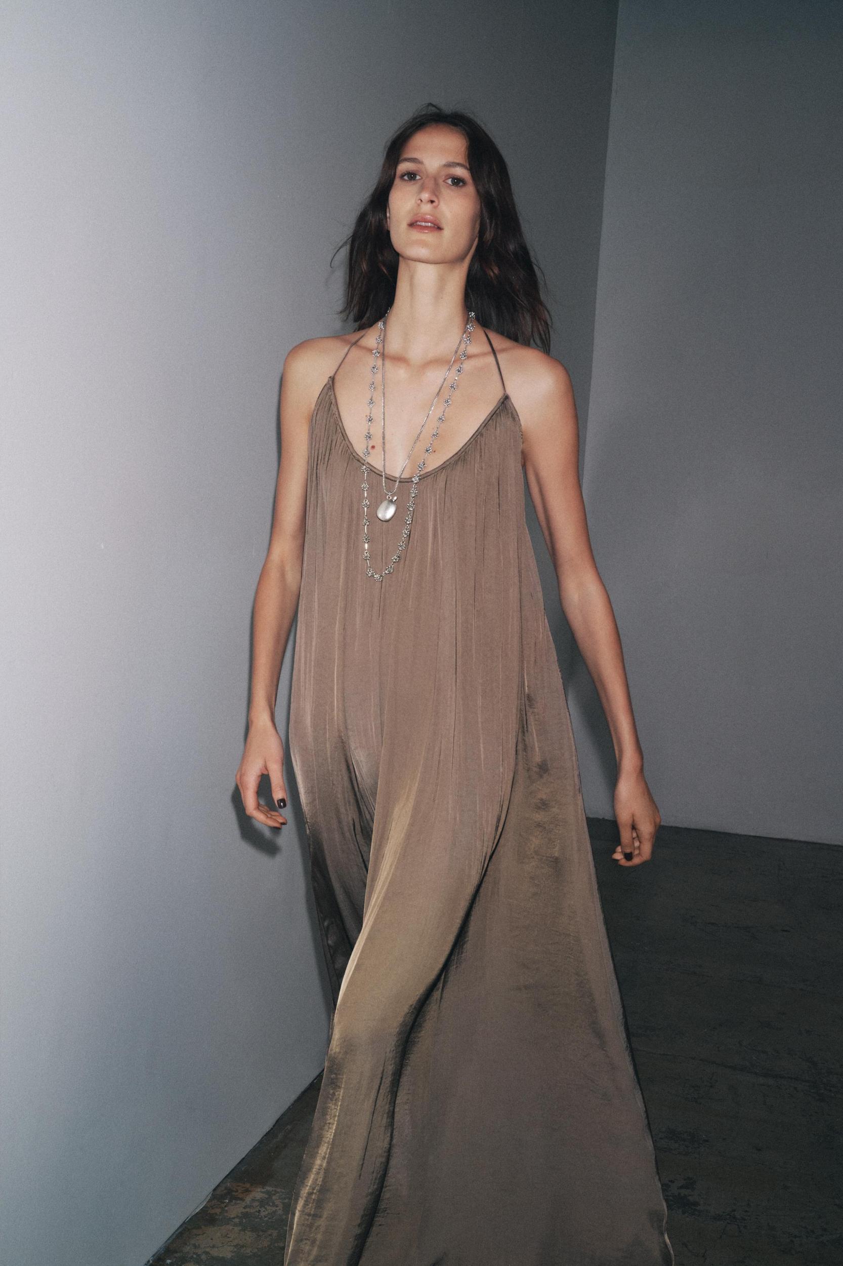 ZW COLLECTION SATIN MAXI DRESS Product Image
