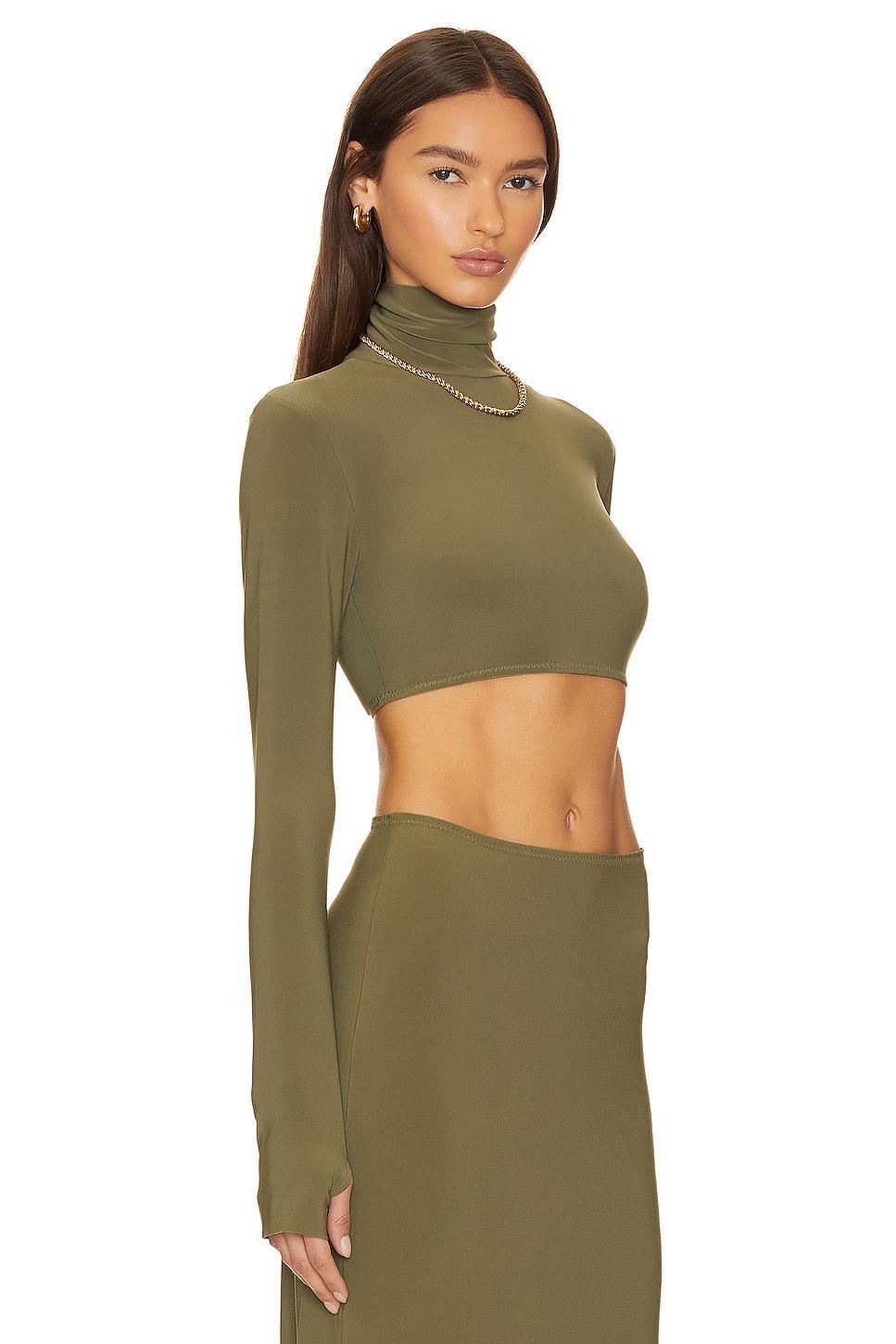 Slim Fit Turtle Top Norma Kamali Product Image