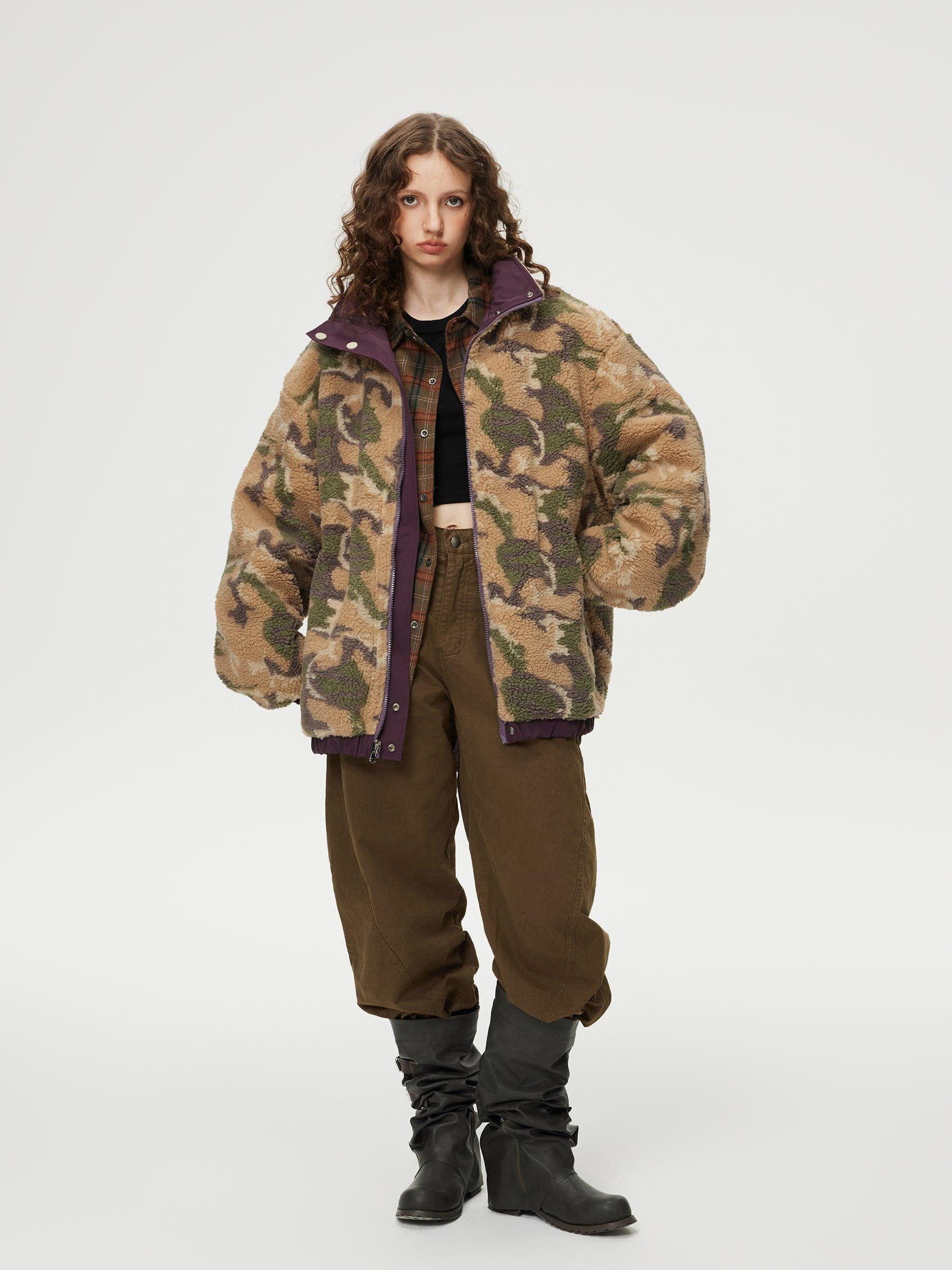 Aelfric Eden Camouflage Reversible Sherpa Jacket Product Image
