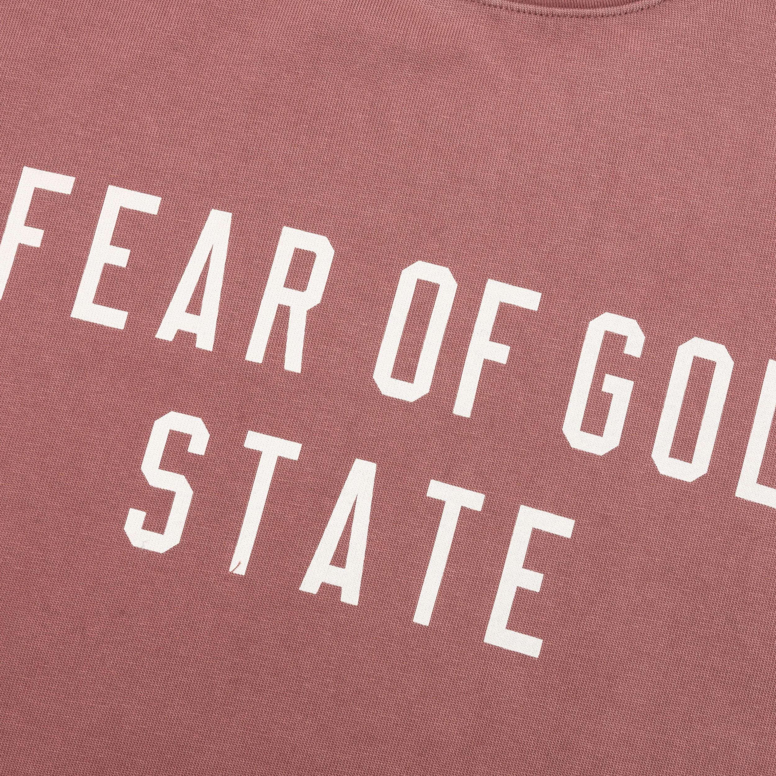 Heavy Crewneck Tee - Crimson Male Product Image