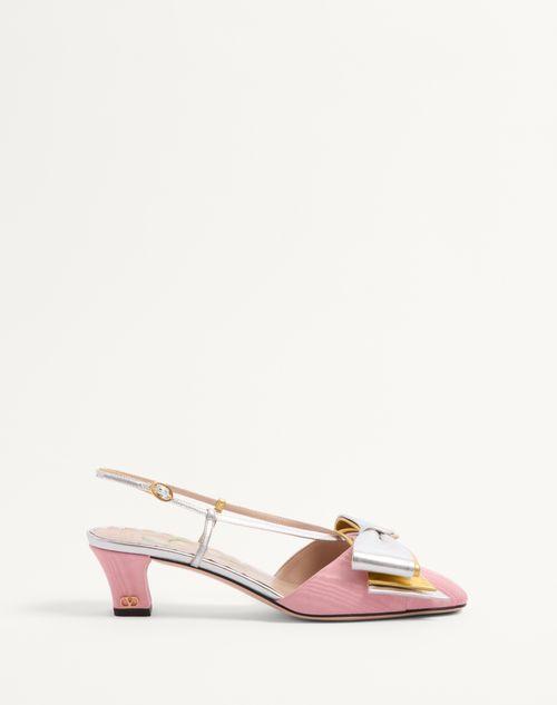 BOWOW SLINGBACK PUMPS IN MOIRÈ FABRIC 45MM Product Image
