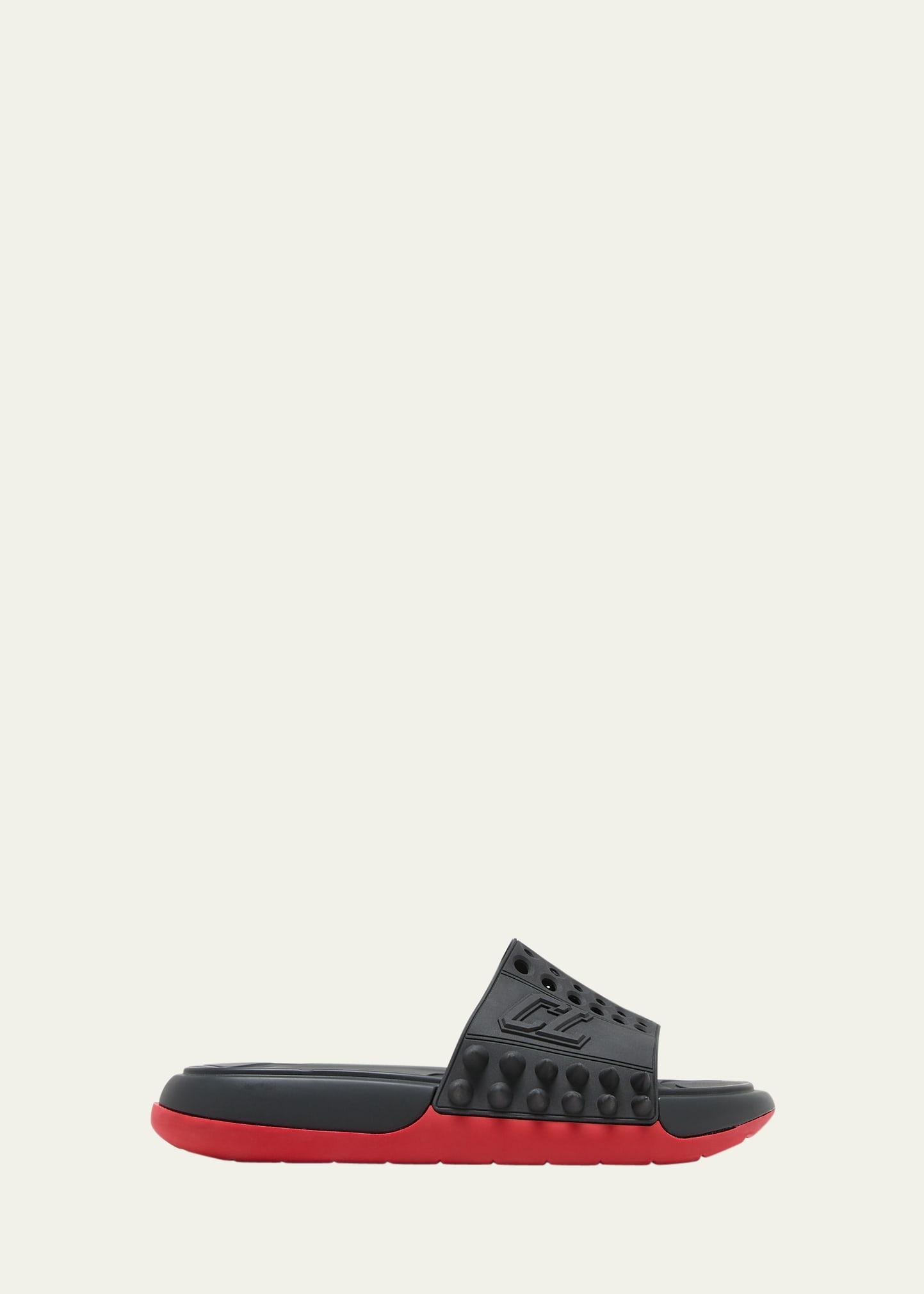 Men's Take It Easy Rubber Slide Sandals Product Image