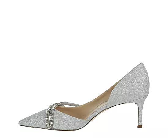 N by Nina Nevin Women's Heels, Size: 8.5, Silver Product Image