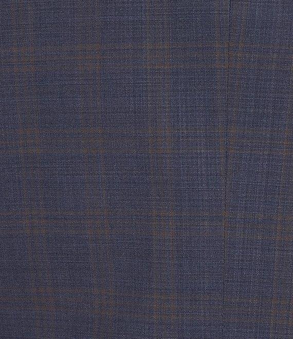 Armani Exchange Plaid Flat Front 2-Piece Suit Product Image