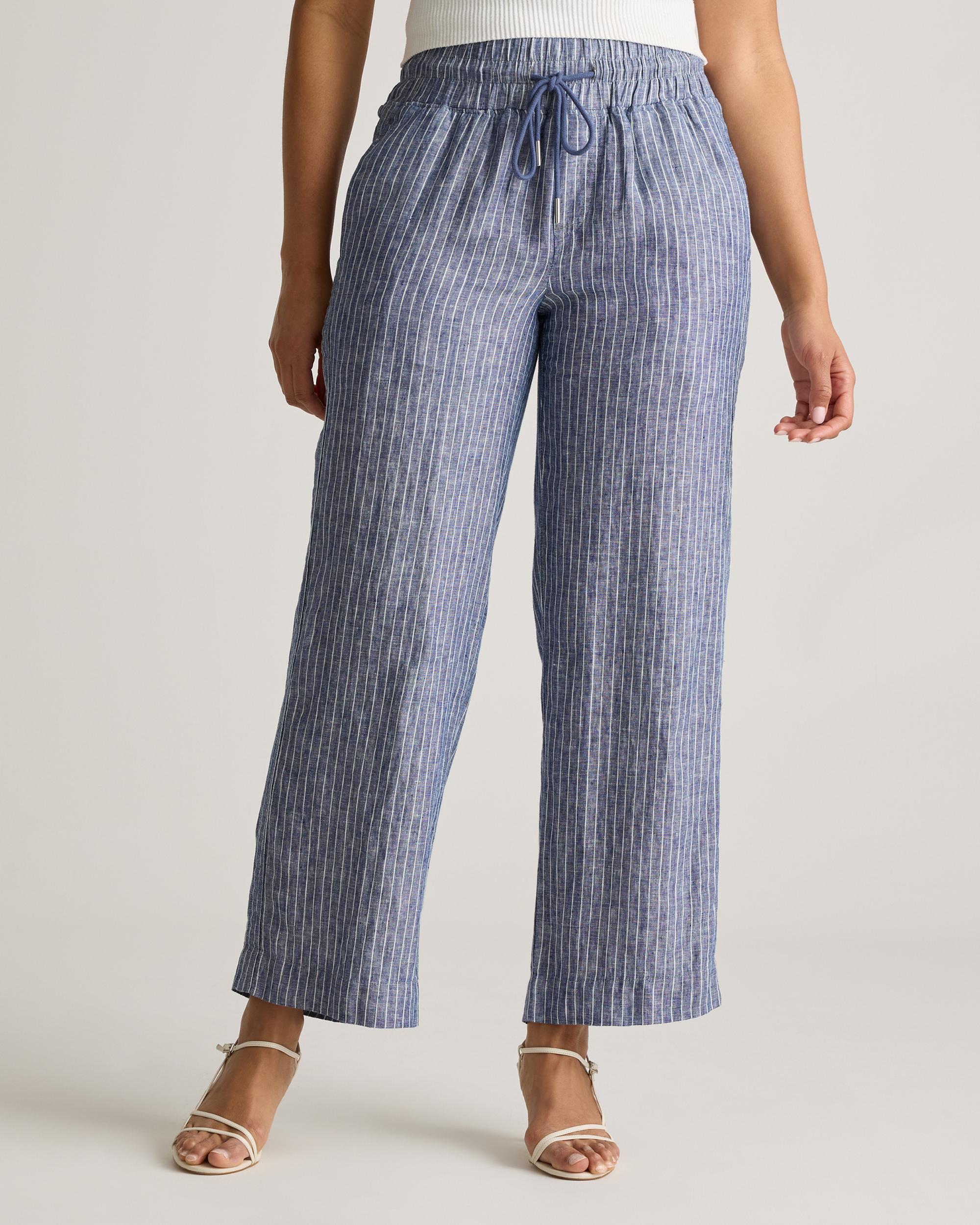 Quince | Women's 100% European Linen Wide Leg Pants Product Image
