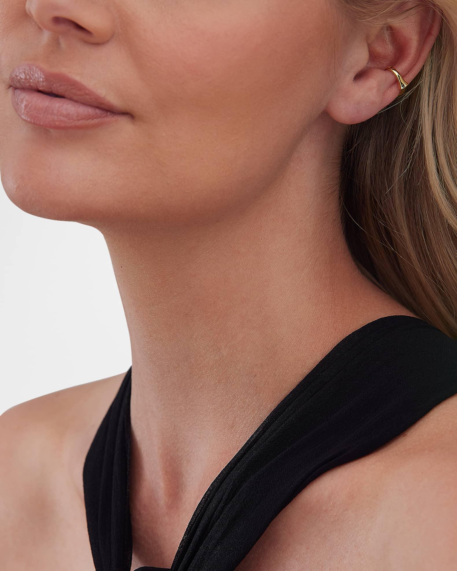 18K Yellow Gold Lucia Ear Cuff, Single Product Image
