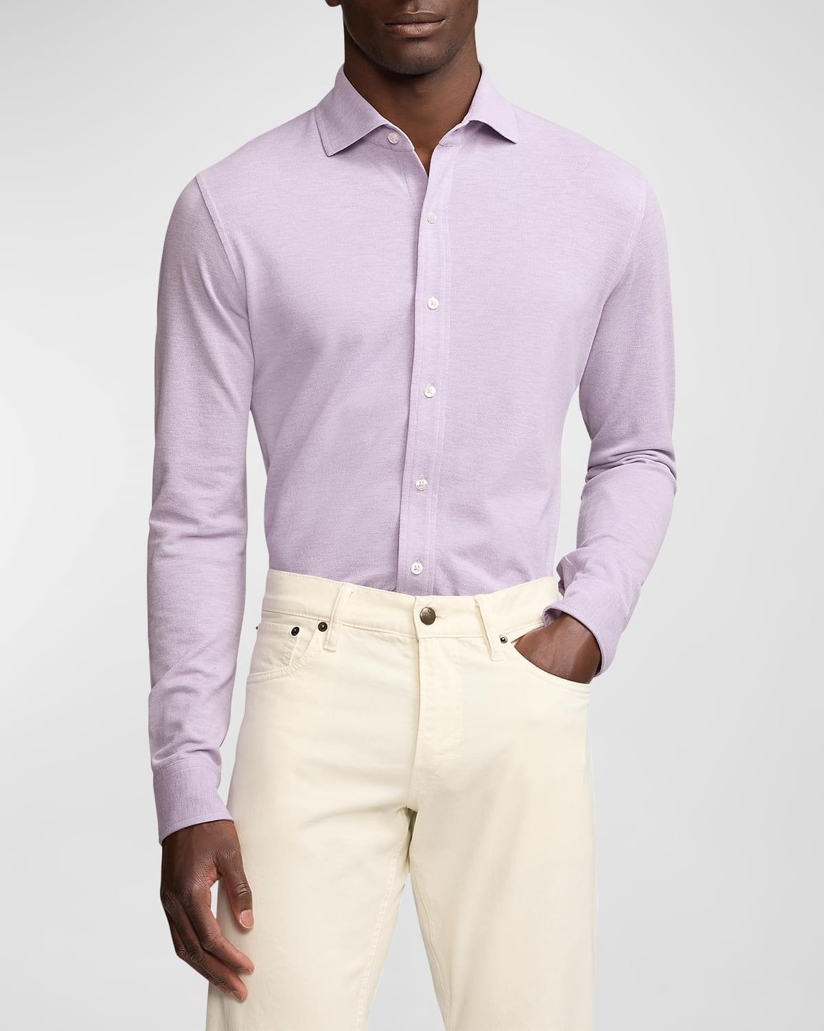 Men's Washed Piqué Shirt Product Image