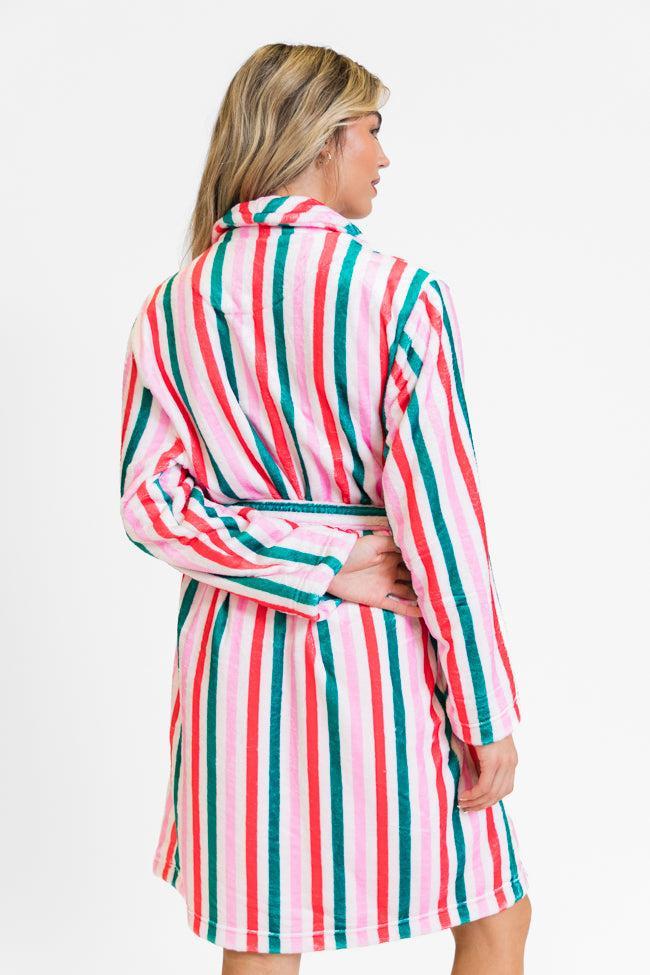Christmas Stripes Rise and Shine Robe FINAL SALE Product Image