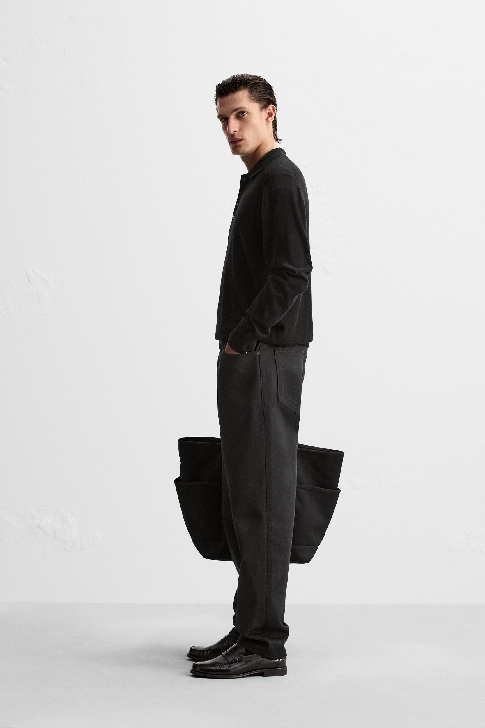 WOOL - CASHMERE LIGHTWEIGHT KNIT POLO Product Image