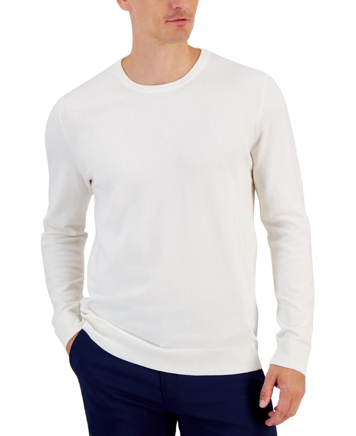 Alfani Mens Solid Crewneck Sweater, Created for Macys Product Image