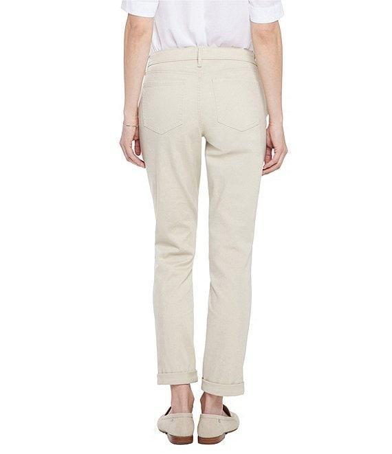 NYDJ Petite Size Margot High Rise Slim Straight Girlfriend Jeans Product Image