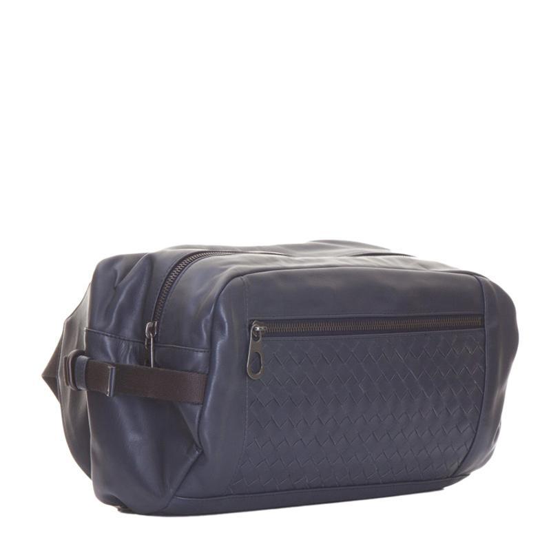 BOTTEGA VENETA Logo Large Waist Pack In Blue Product Image