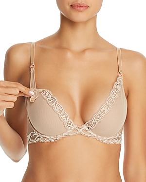 Natori Feathers Plunge Underwire Maternity Nursing Bra Product Image