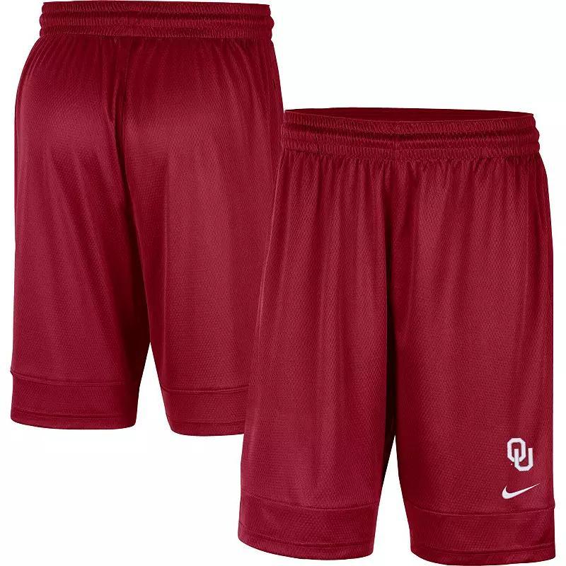 Men's Nike Crimson Oklahoma Sooners Fast Break Team Performance Shorts, Size: Medium, Red Product Image