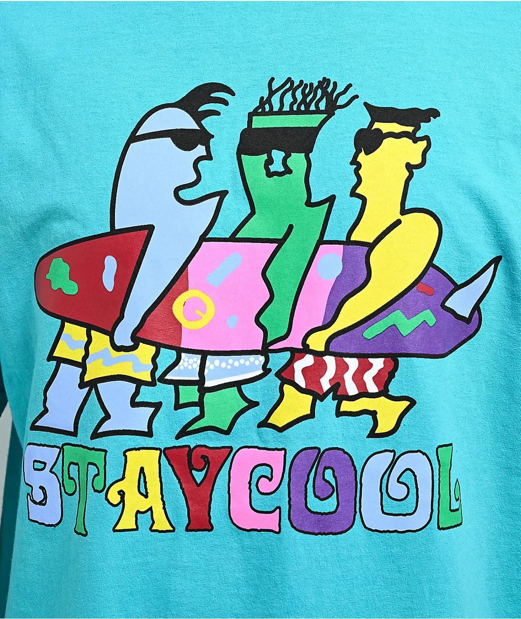 Staycoolnyc Beach Party Teal T-Shirt Product Image
