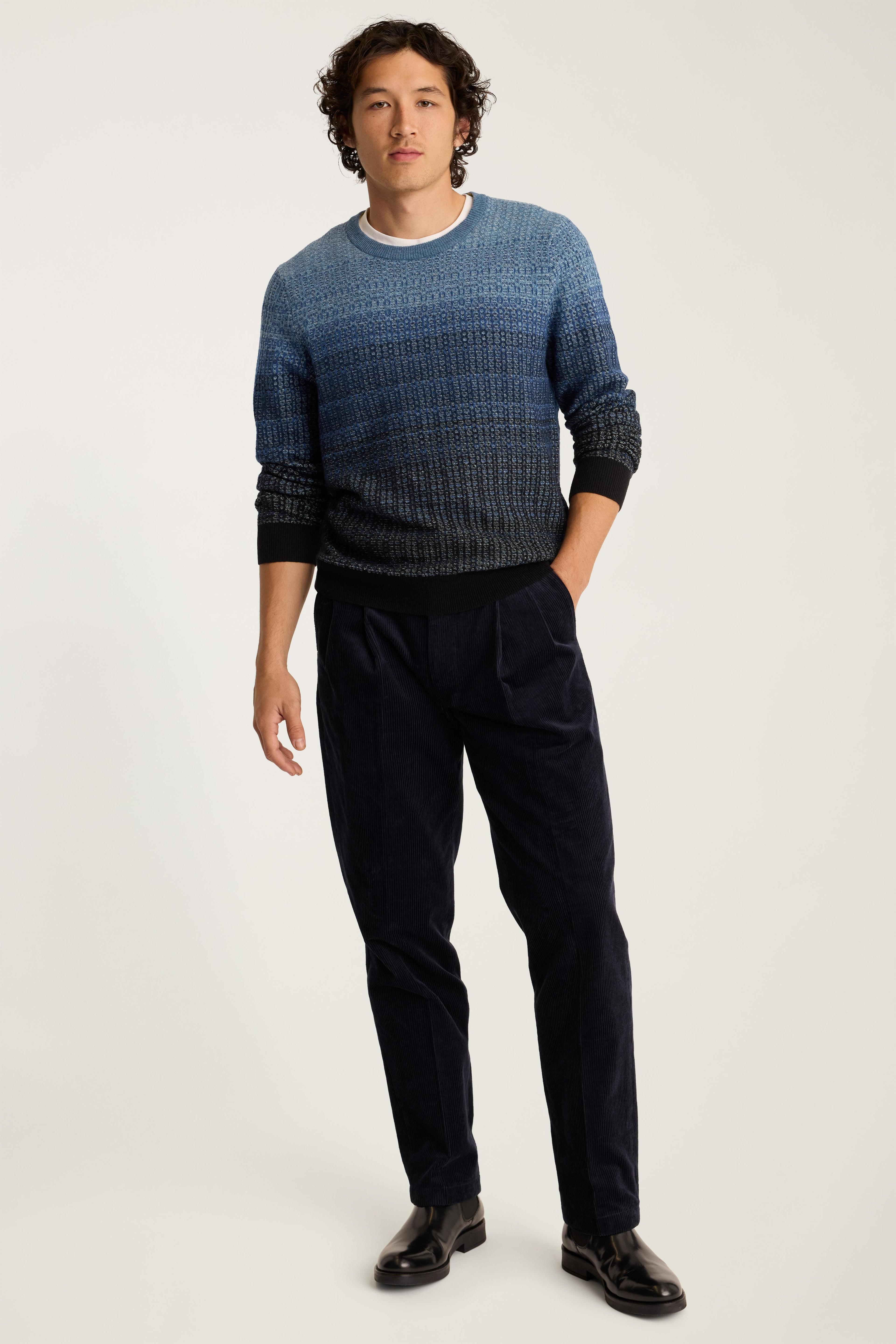 Ombre Crew Neck Sweater Product Image