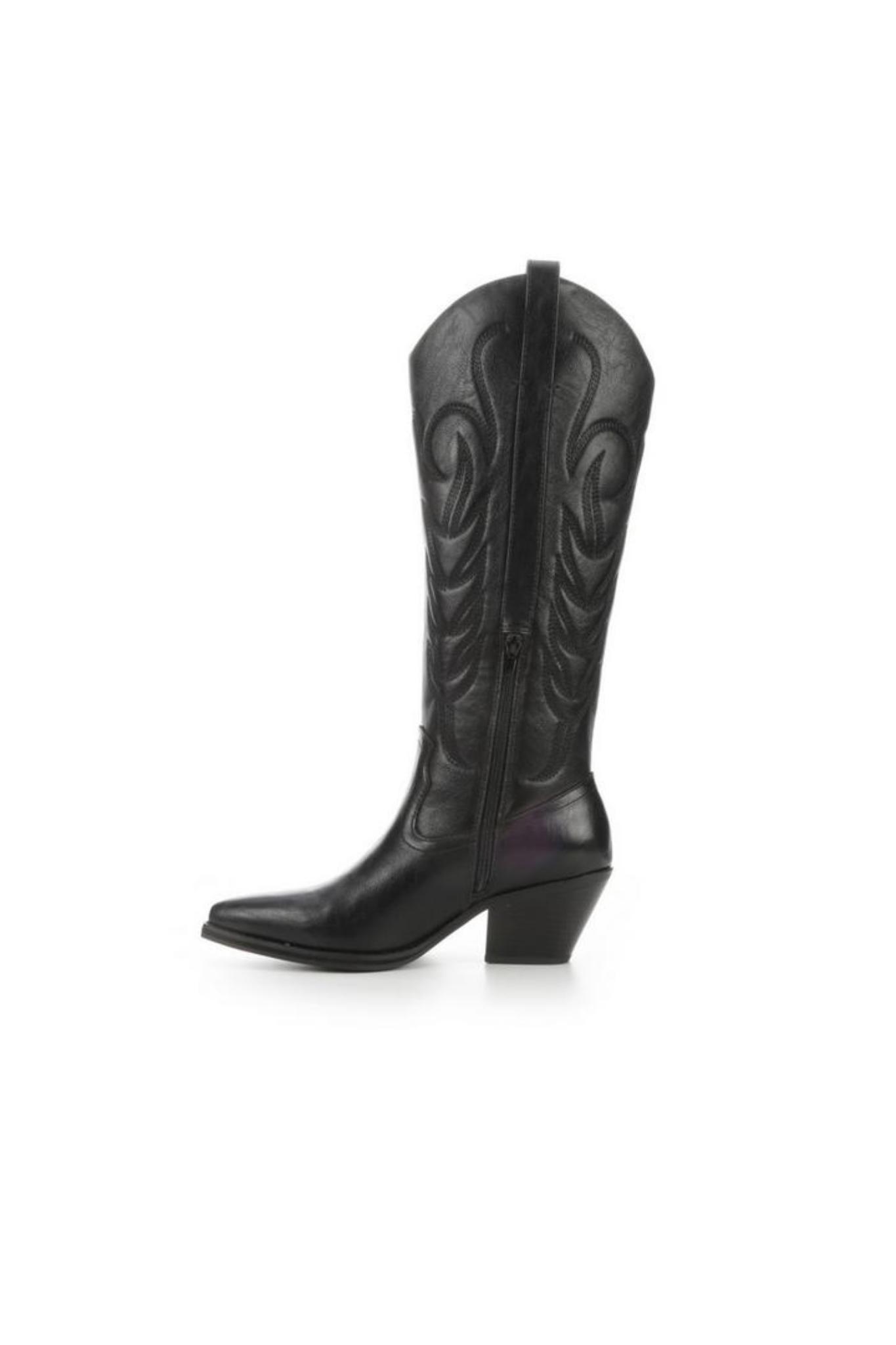 Dixie Cowboy Boots Black Product Image
