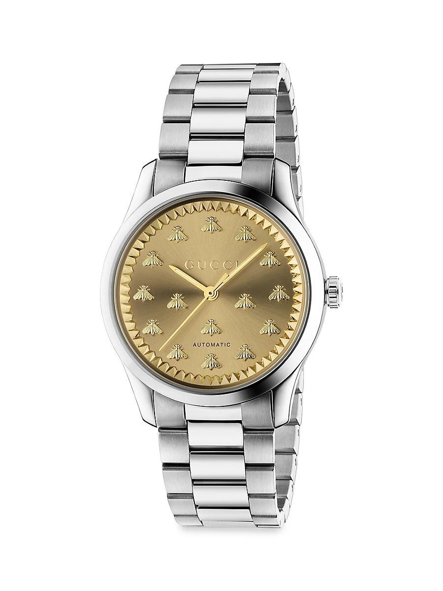 Mens G-Timeless Automatic Sun-Brushed Bee Watch Product Image