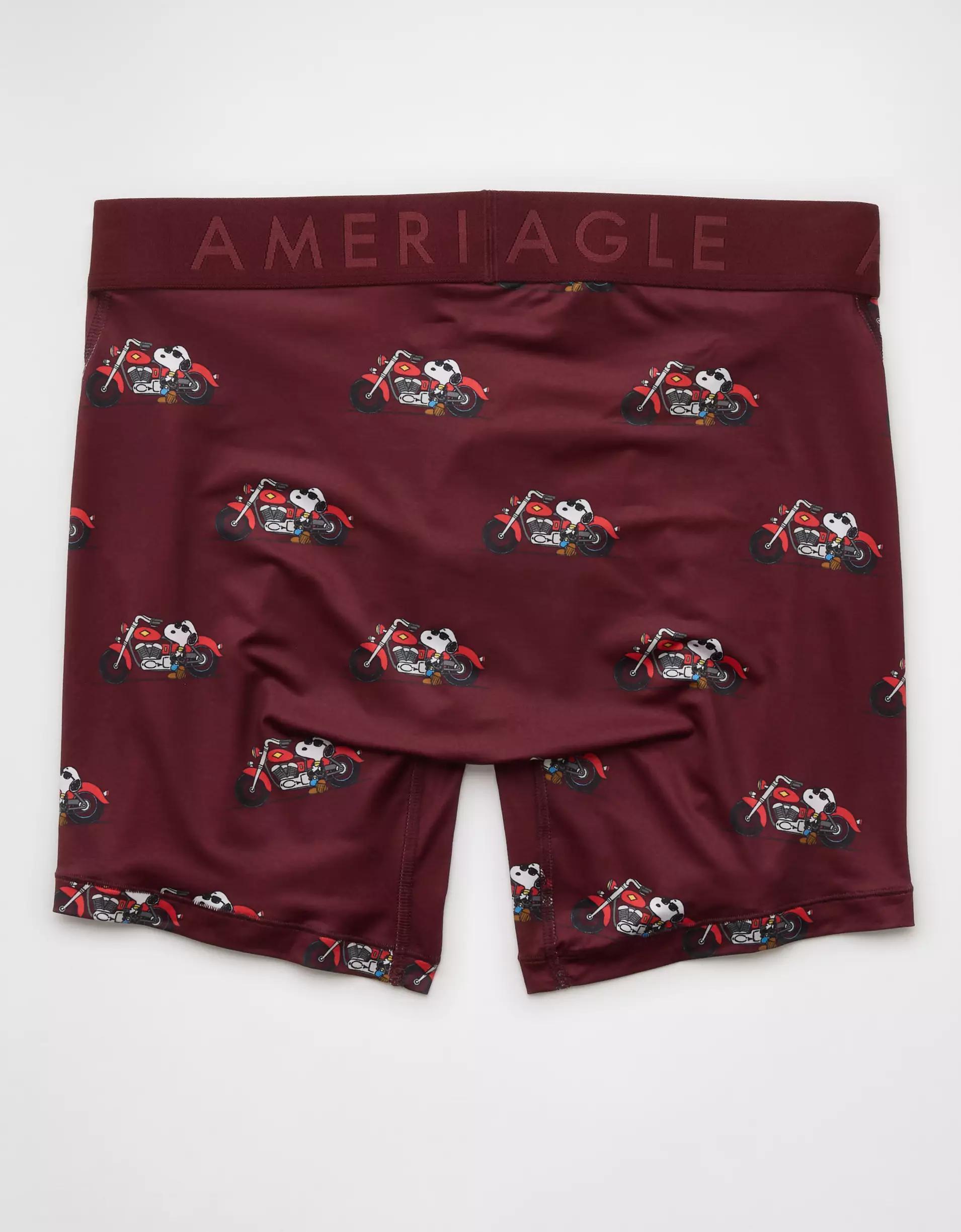 AEO Men's Snoopy Motorcycle 6" Flex Boxer Brief Product Image