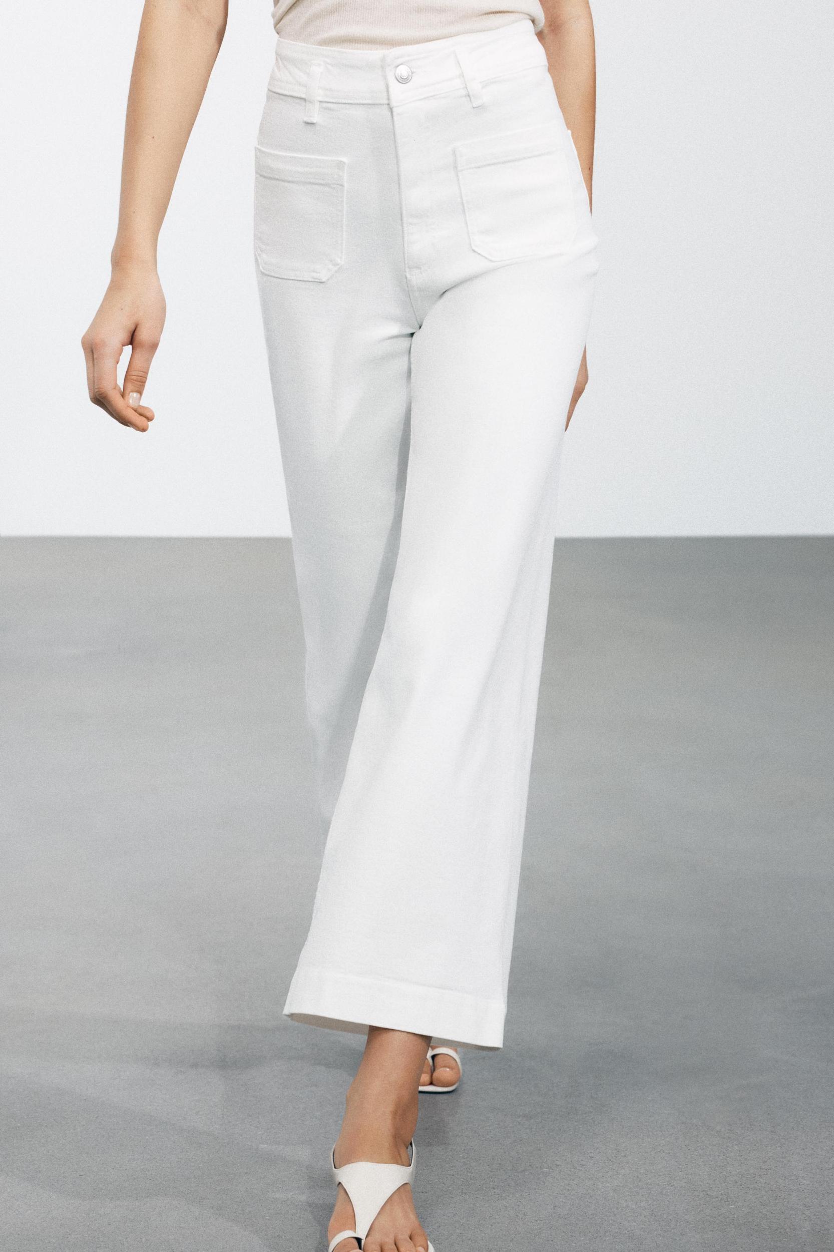 ZW COLLECTION HIGH WAIST WIDE LEG JEANS Product Image