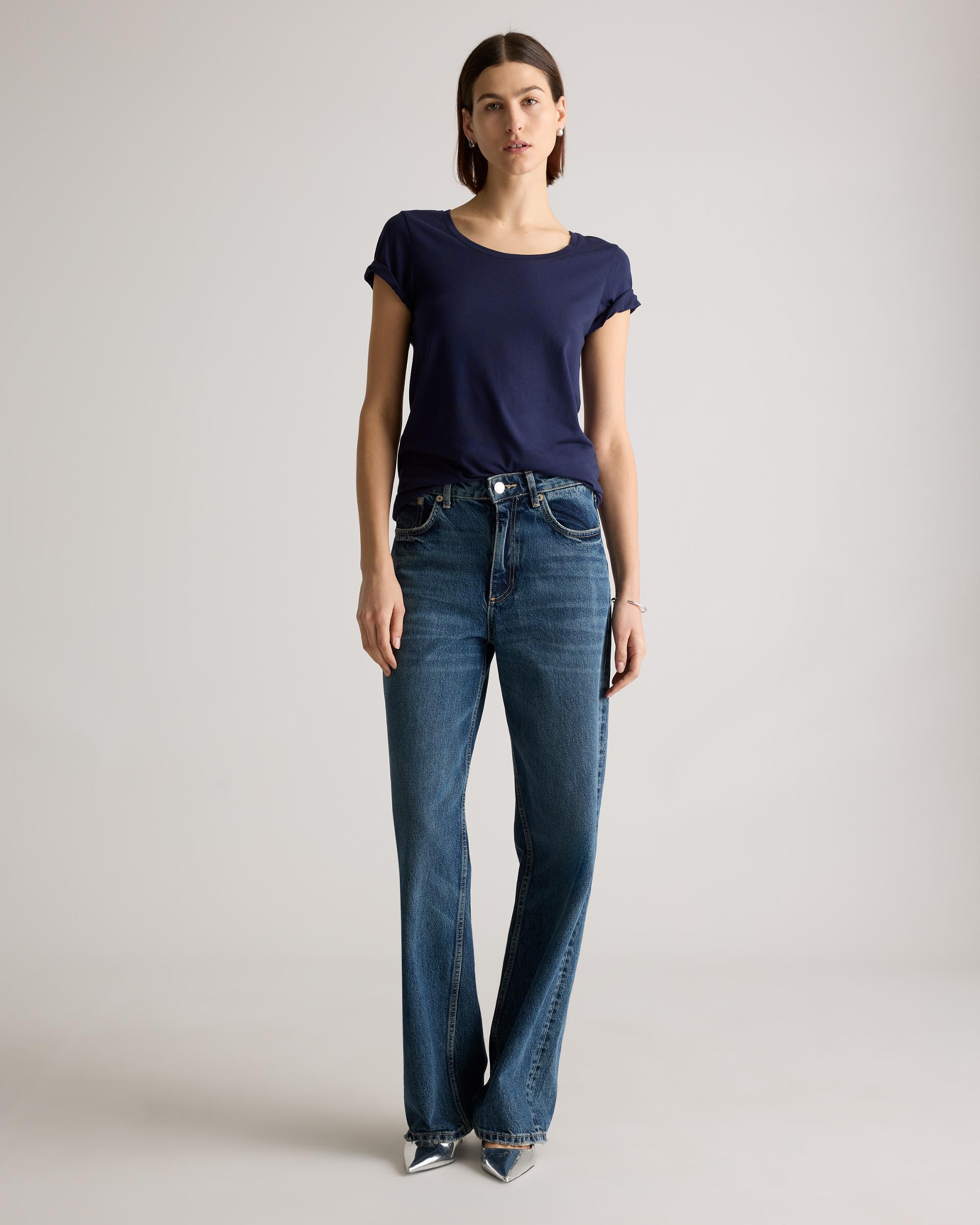 Quince | Women's Cotton Modal Crew Neck T-Shirt Size XL, Cotton/Modal Product Image
