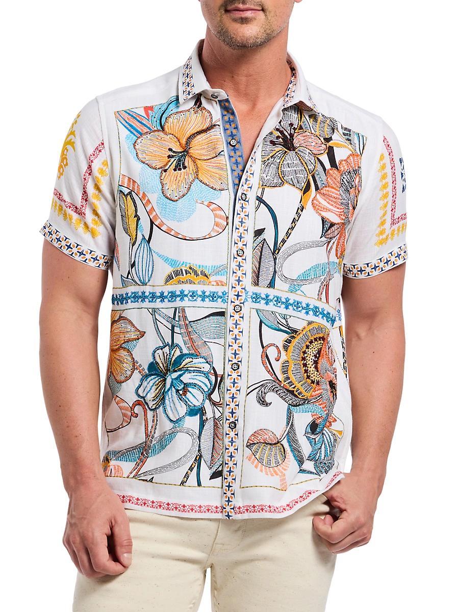Mens Manzu Short-Sleeve Shirt Product Image