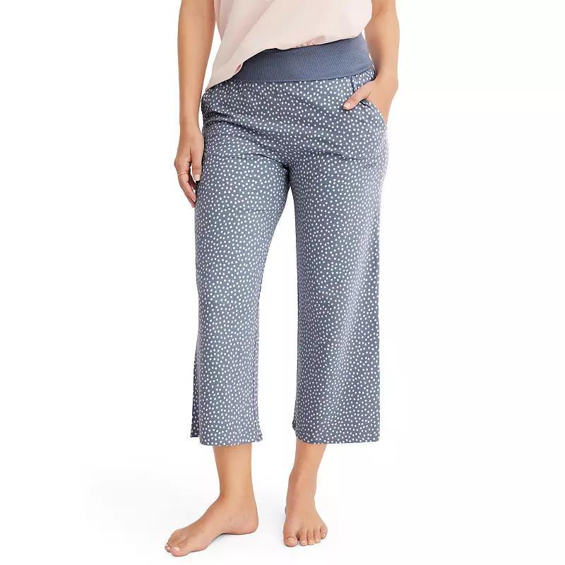 Women's Jockey® Soft Touch Luxe Cropped Pajama Pants in Regular & Plus Size, Size: Small, Coastal Floral Product Image