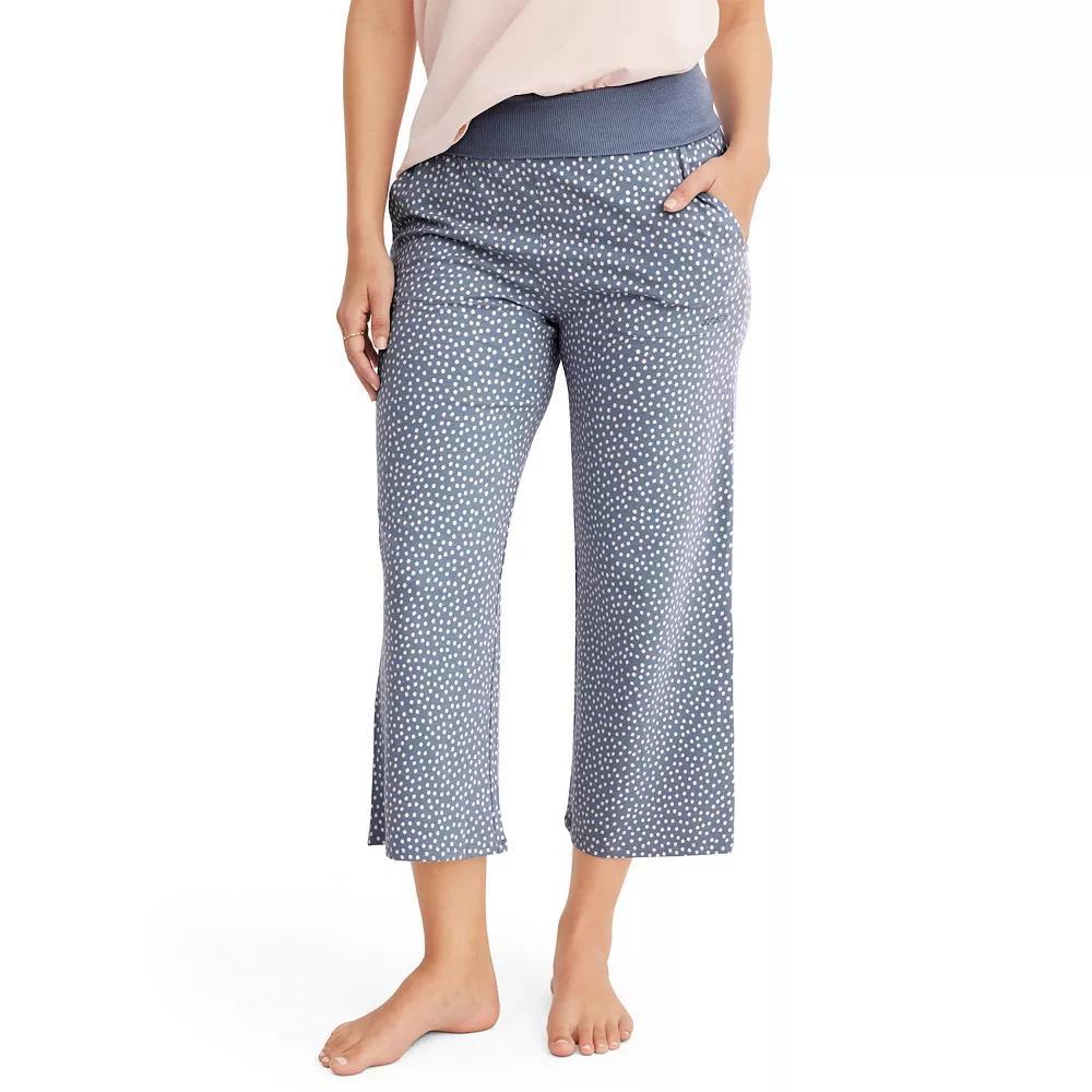 Women's Jockey® Soft Touch Luxe Cropped Pajama Pants in Regular & Plus Size, Size: Small, Coastal Floral Product Image