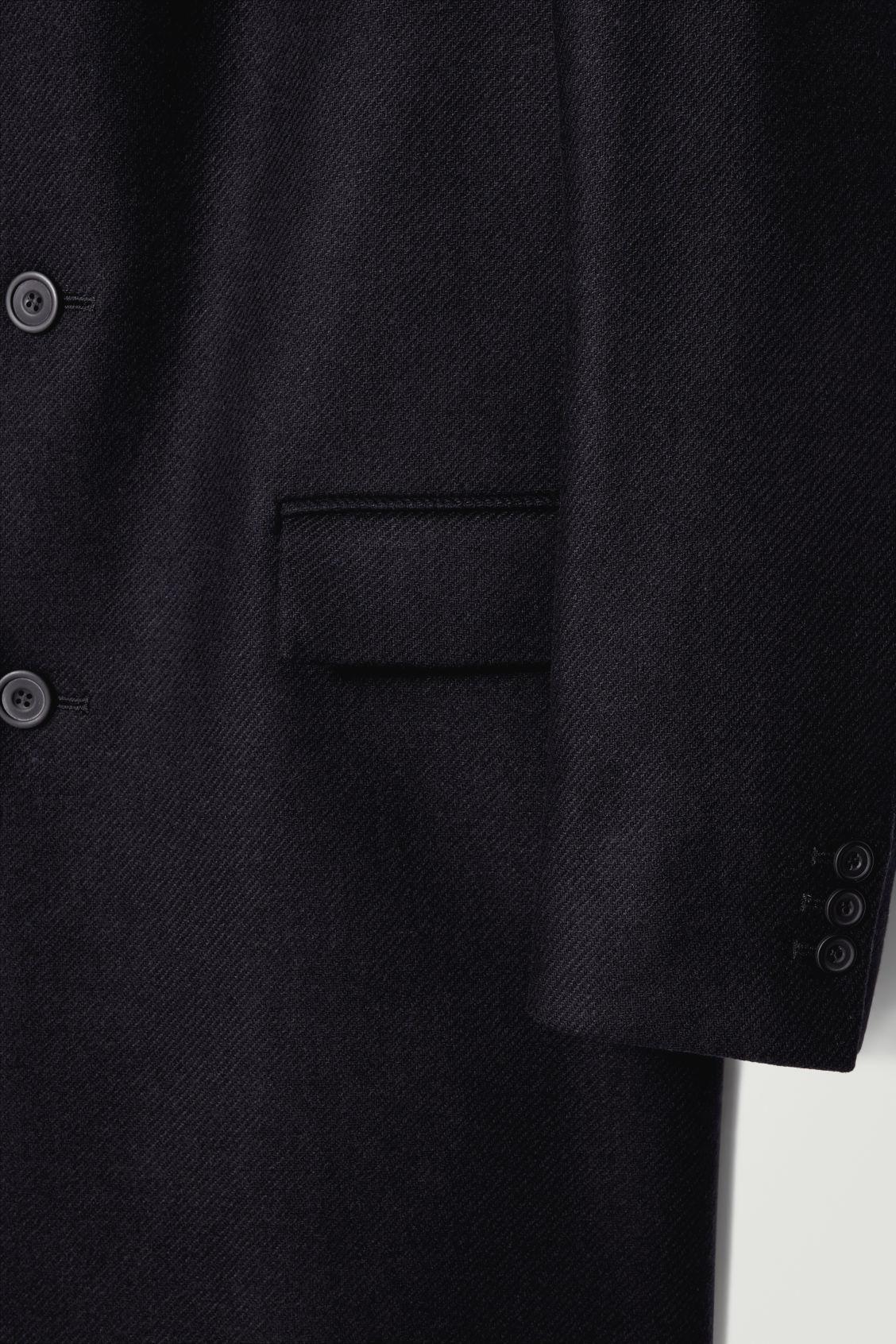 TAILORED WOOL-TWILL COAT Product Image