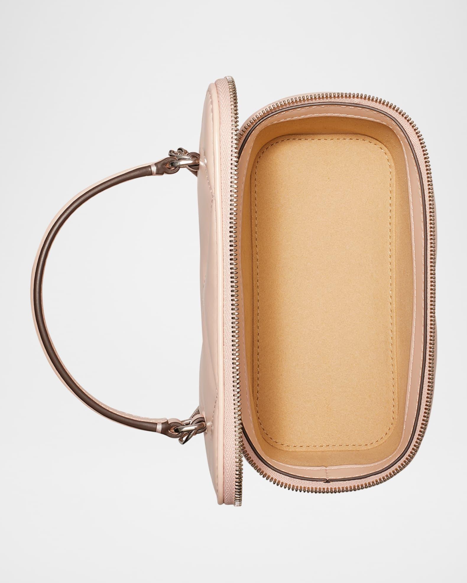 Kira Quilted Leather Vanity Top-Handle Bag Product Image