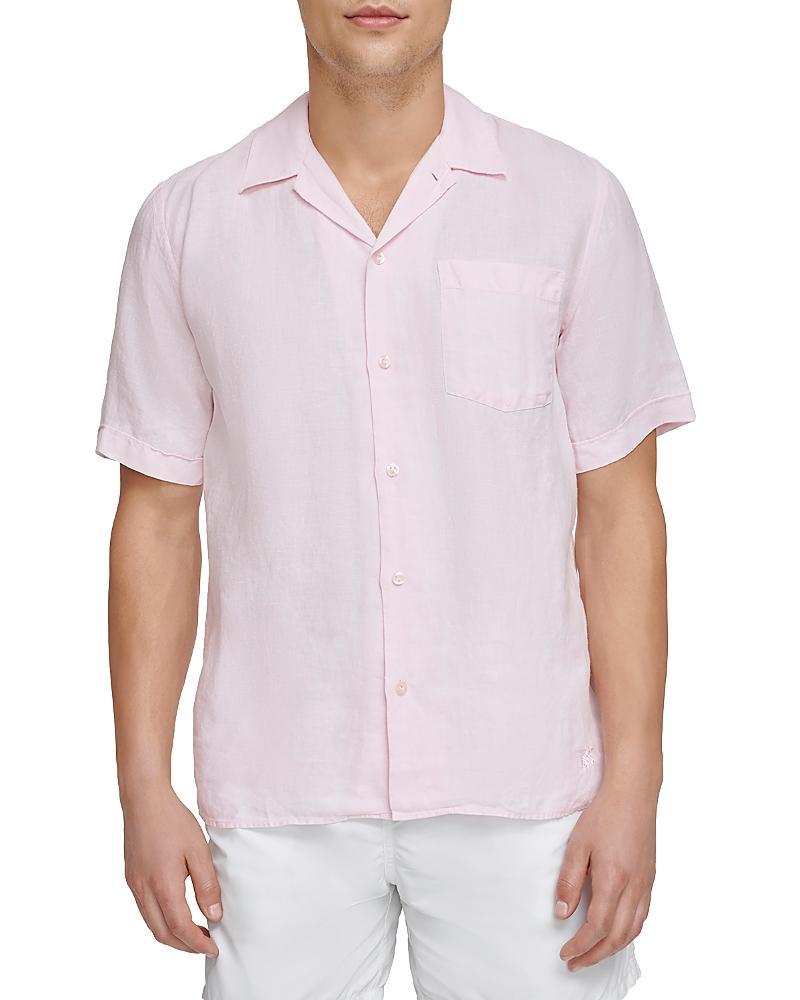 Mens Garment-Dyed Linen Camp Shirt Product Image