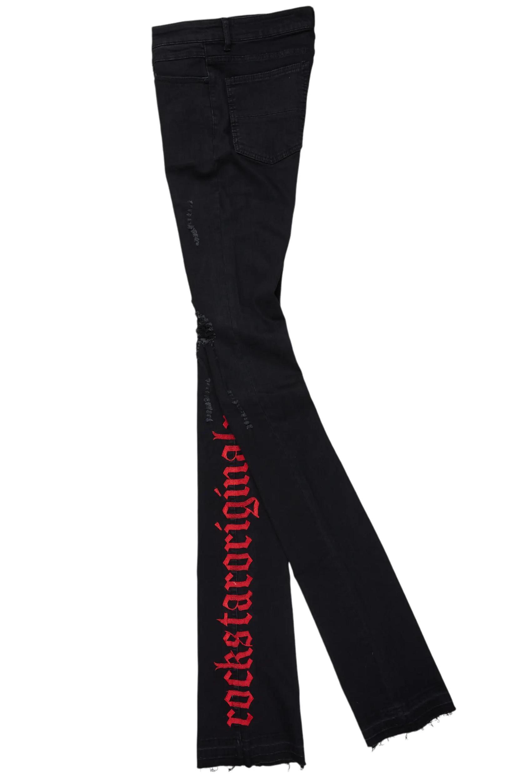 Colette Black Super Stacked Flare Jean Male Product Image