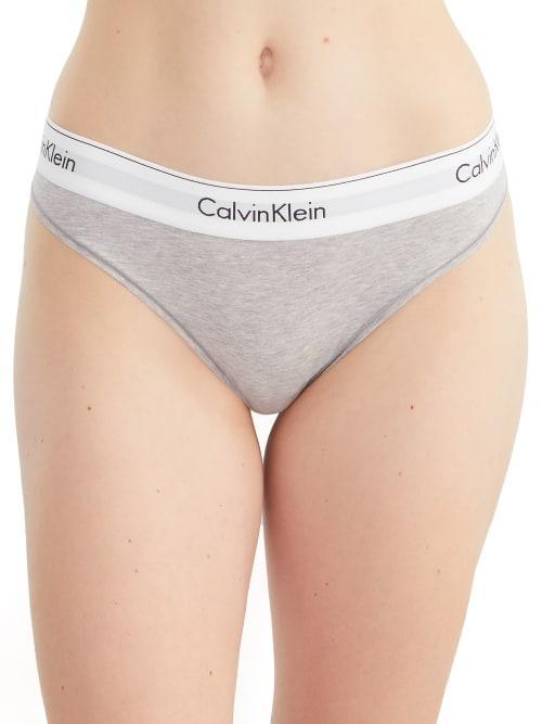 Calvin Klein Women's Icon Cotton Modal Bikini - White - XL Product Image