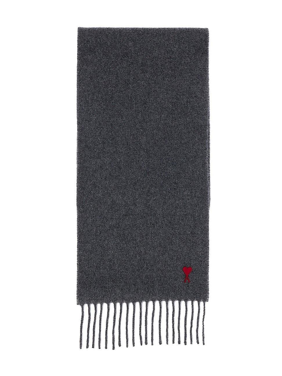 Mens Unisex Ami de Coeur Wool Fringe Scarf Product Image