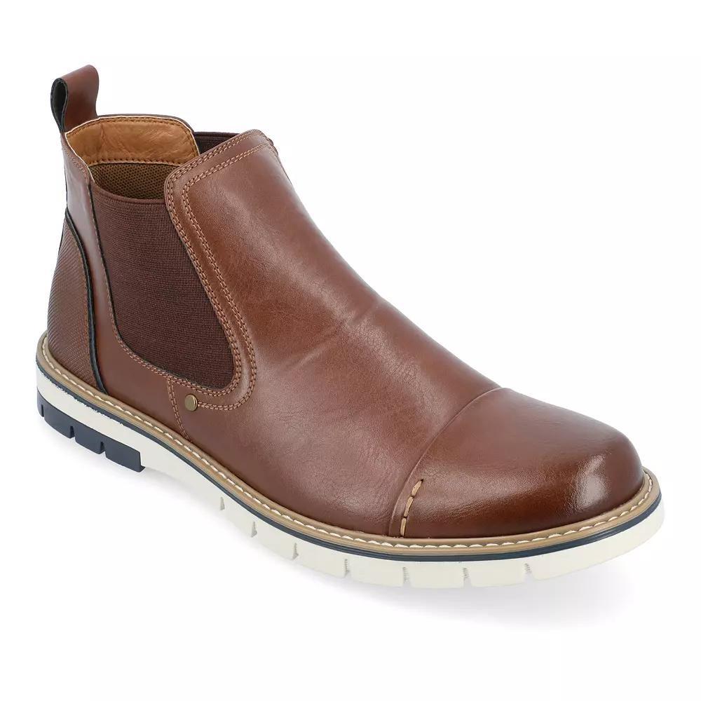 VANCE Waylon Men's Pull-On Chelsea Boots, Size: 8, Brown Product Image