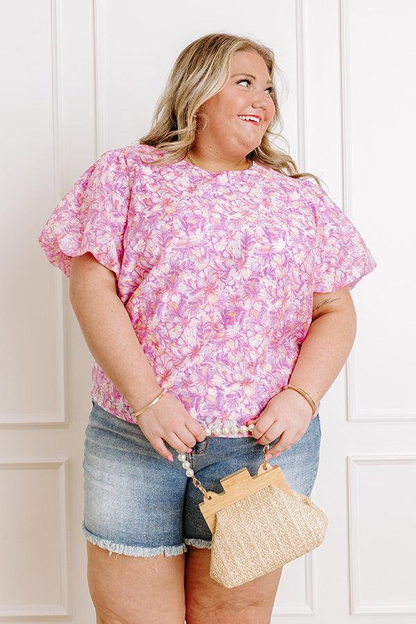 Hawaiian Paradise Floral Top Curves Product Image