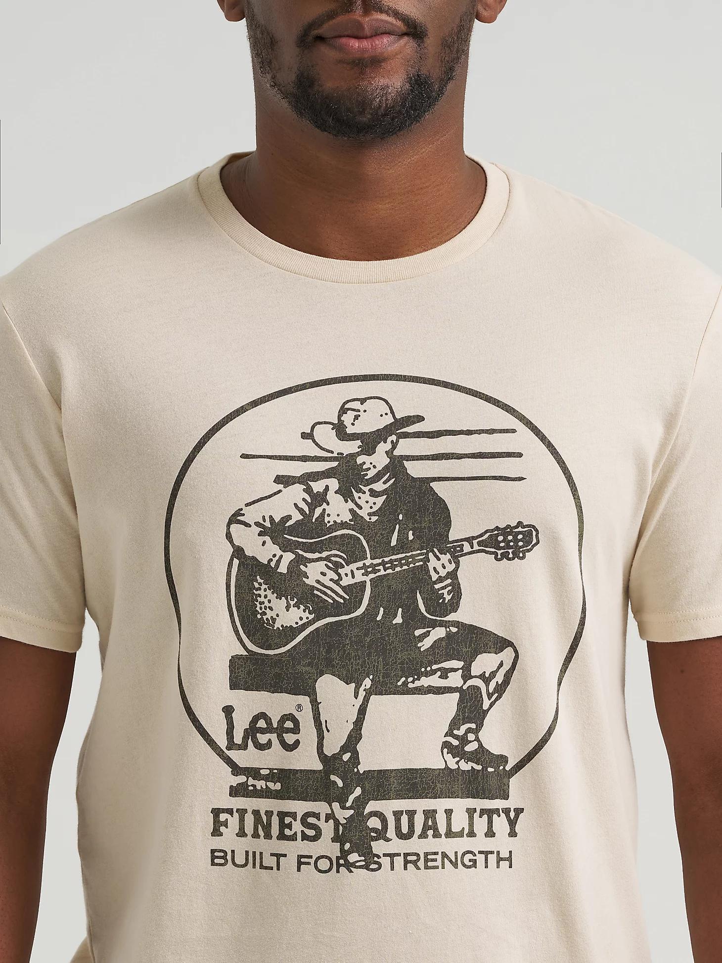Men's Acoustic Guitar Graphic Tee | Men's Tops & Tees | Lee® Product Image