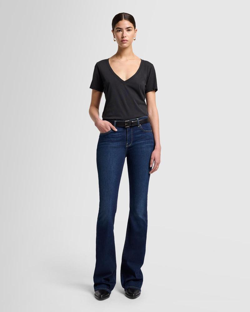 Pima Cotton Easy V-Neck Tee Product Image
