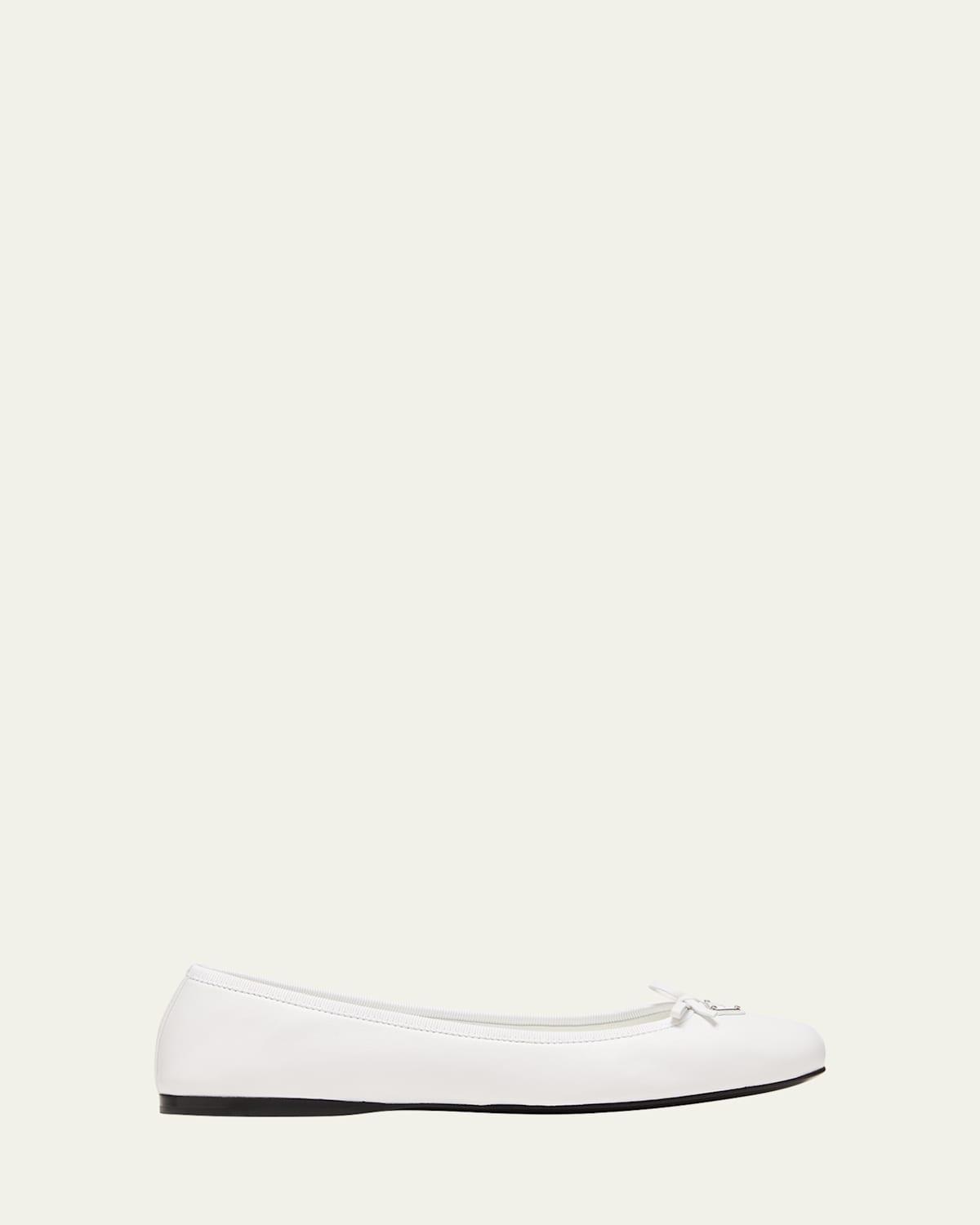 Womens Marley Leather Ballet Flats Product Image