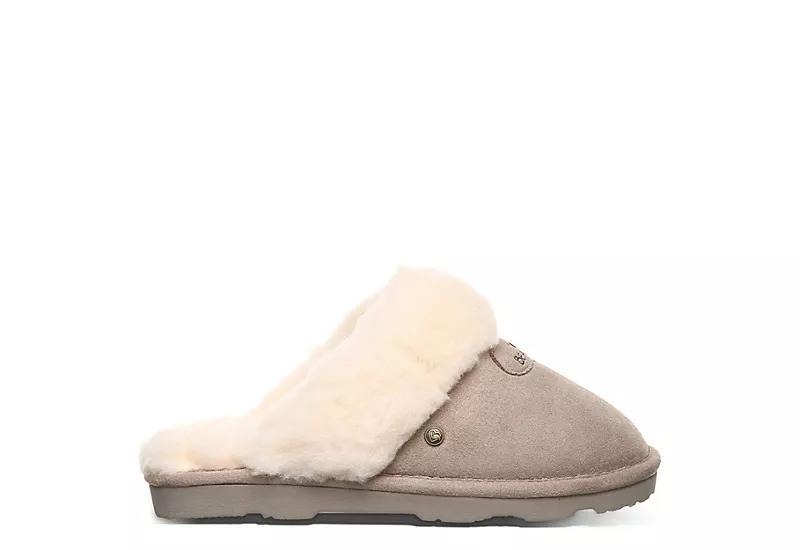 Bearpaw Effie Women's Plush Collar Slippers, Size: 11, Iced Brown Product Image