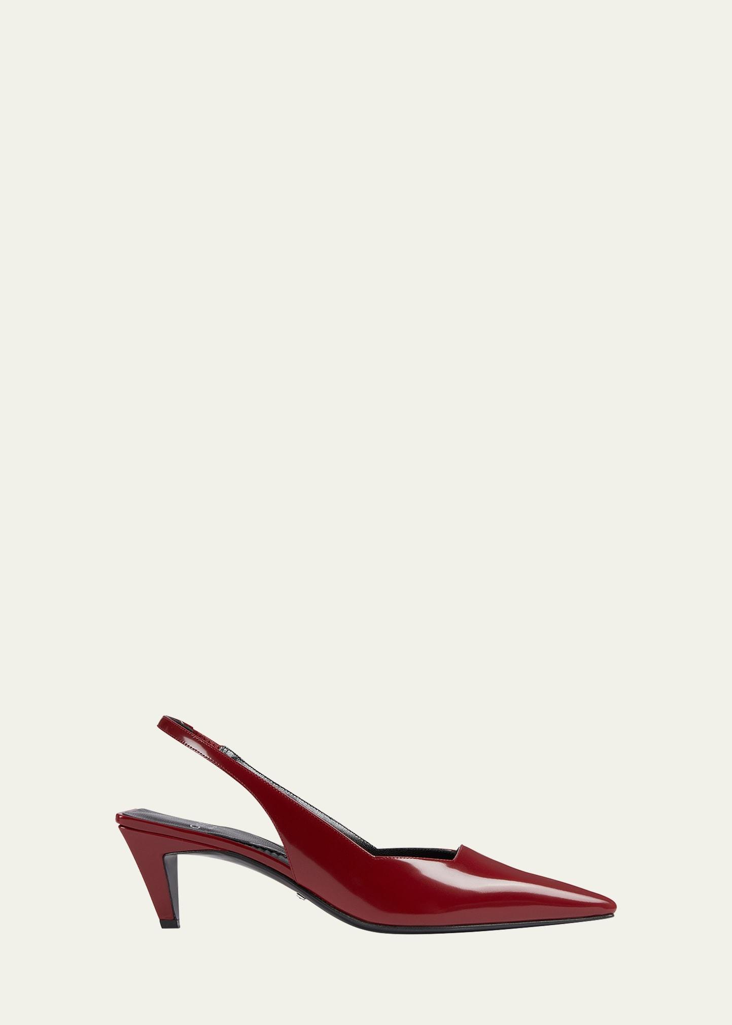 Mallory Patent Slingback Pumps Product Image
