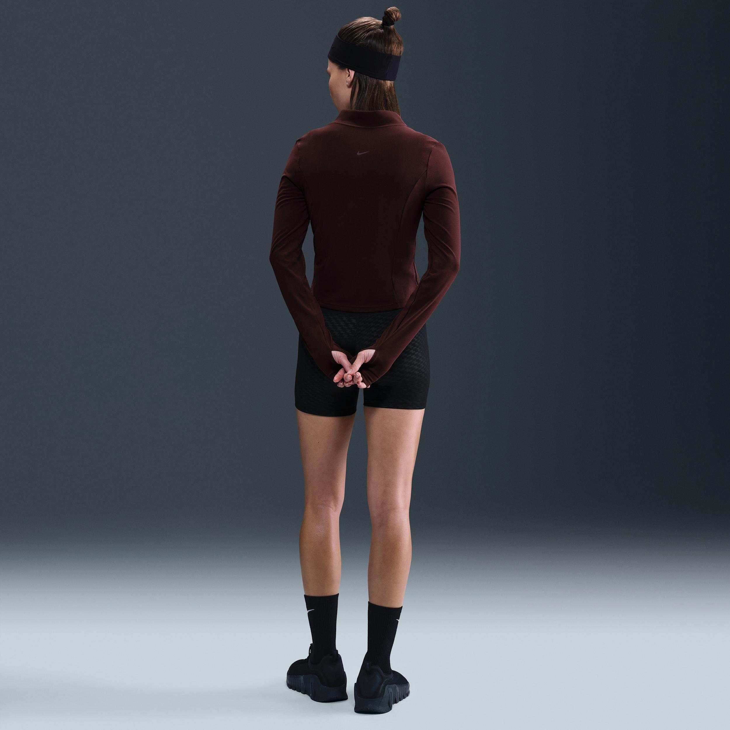 Nike Zenvy Women's Dri-FIT Full-Zip Long-Sleeve Top Product Image